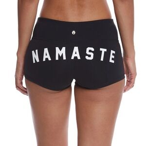 NWOT Spiritual Gangster Namaste Hatha Yoga Shorts